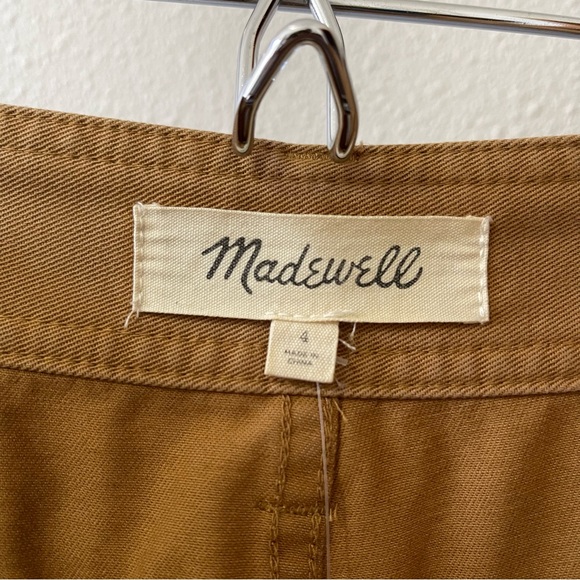 Madewell Corwin Pleated Straight Pants - Size 4 - Toffee - Picture 7 of 11